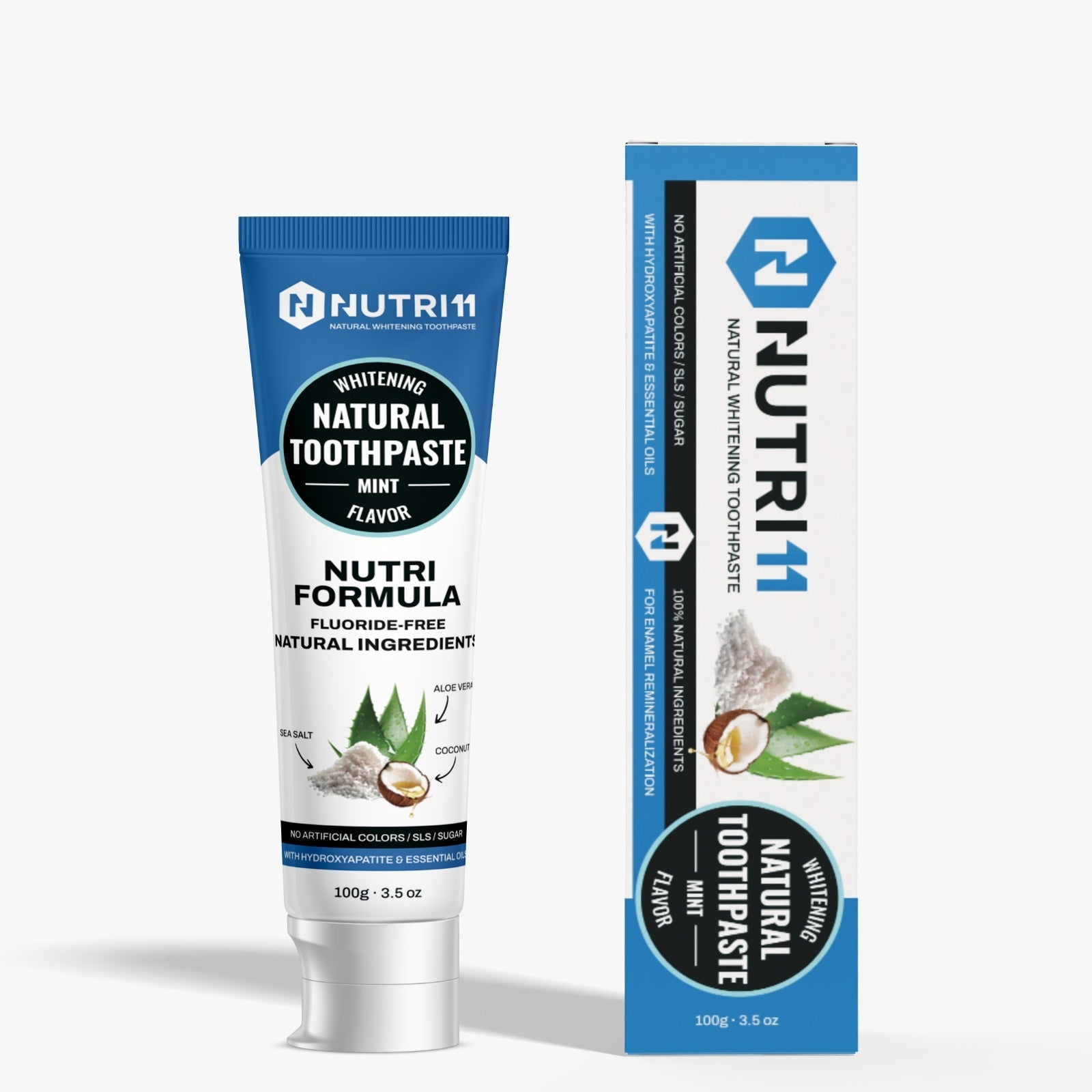 Natural Toothpaste (Fluoride Free) Nutri11