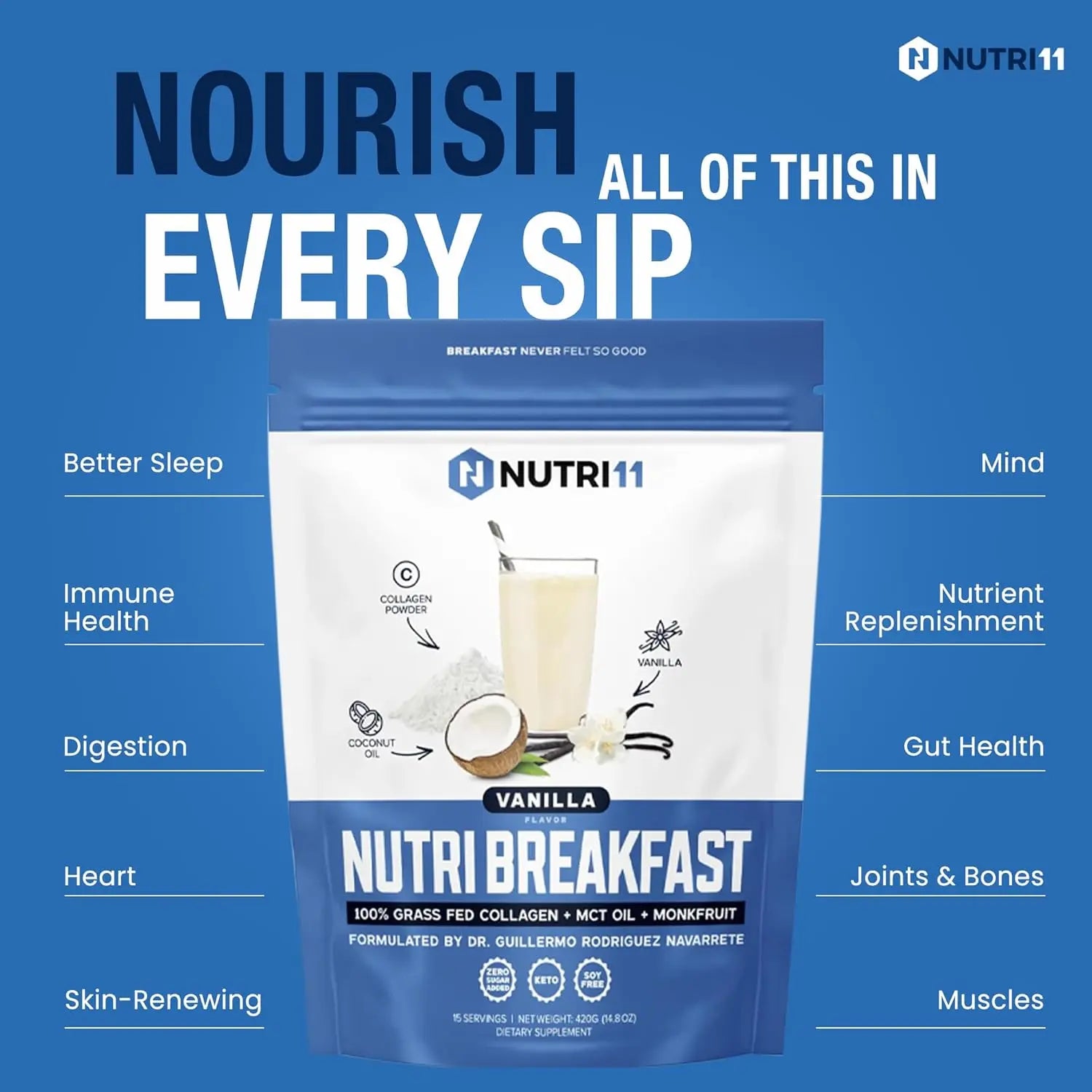 NutriBreakfast Vanilla Nutri11