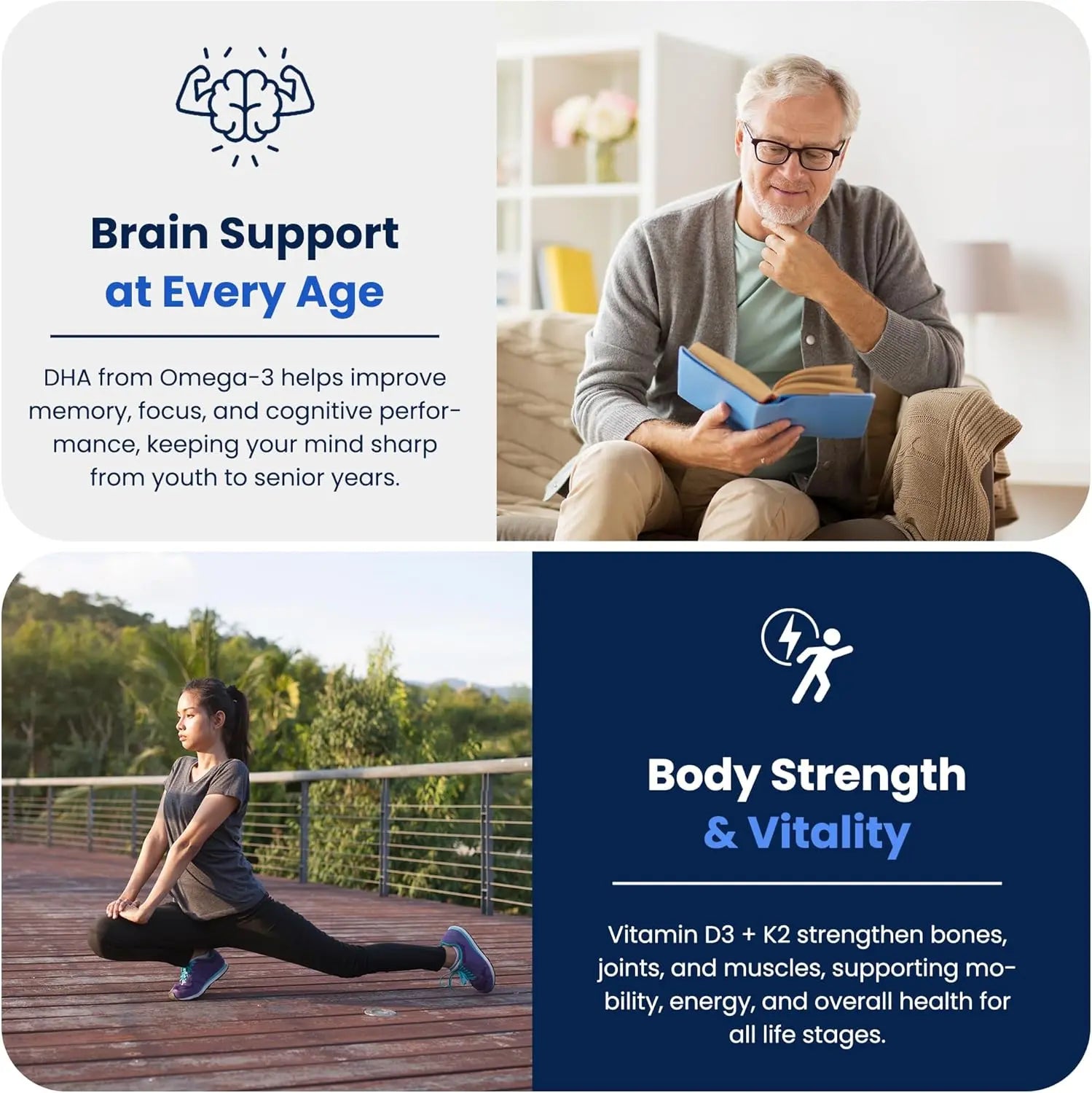 Omega 3 + D3 + K2 with Astaxanthin Nutri11