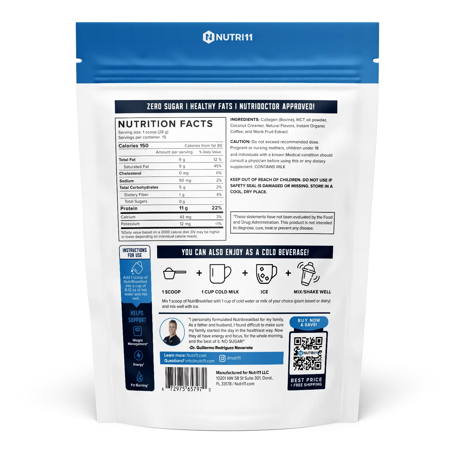 Nutribreakfast Coffee Nutri11