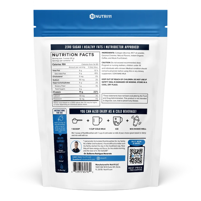 Nutribreakfast Coffee Nutri11