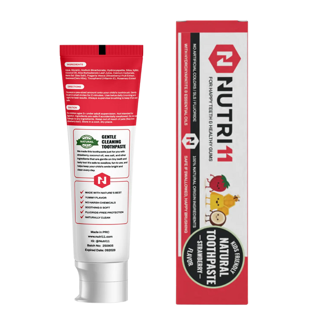 Nutri11 Kids Natural Toothpaste Strawberry Nutri11