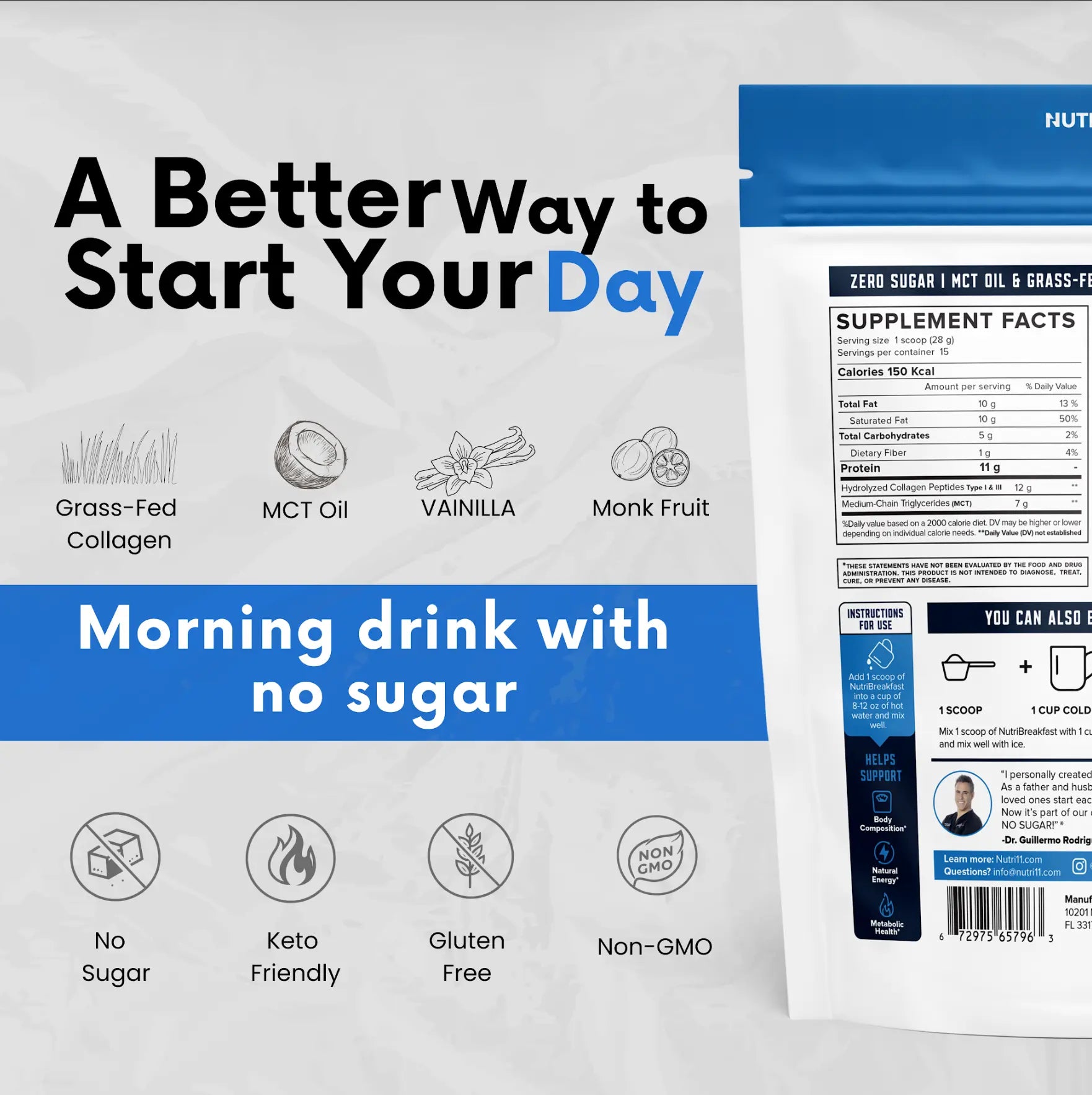 NutriBreakfast Vanilla Nutri11