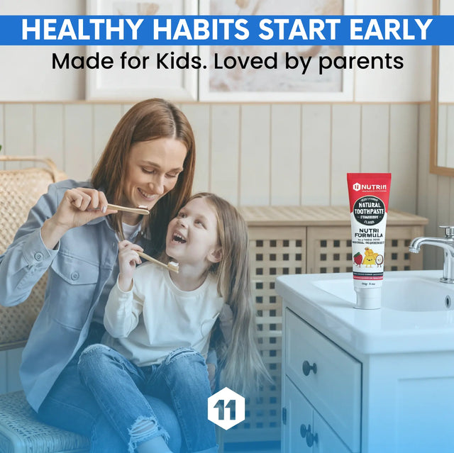 Nutri11 Kids Natural Toothpaste Strawberry Nutri11